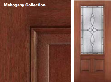 Fiber-Classic Mahogany Door
