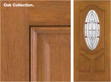 Fiber-Classic Oak Door